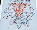 タトゥーデザインしています デザインにしたい絵を想像とより近ずけて満足するイラストを提供 イメージ10