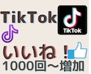TikTokいいね！を宣伝+1000増加します いいね！を頂くまで拡散・宣伝します！ イメージ1