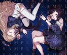 人物メインの1枚絵を描いてます 女の子と服を描くのが得意です！ イメージ3