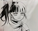 お客様のお好きなアニメキャラクターを線描き致します 線描きするのが苦手という方にオススメです！ イメージ1