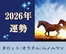 2026年の運勢を占います タロット/オラクル/ルノルマンカード使用【初回限定価格】 イメージ1