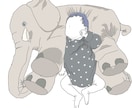 お気に入りの写真や思いでイラストにします イメージやデザインご希望に添えるよう描かせていただきます*. イメージ4