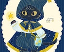 絵本のような動物のイラスト描きます お洋服を着たメルヘンチックな動物イラスト イメージ4