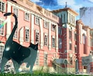背景・風景イラスト、MVイラスト制作します 絵柄を合わせた背景イラスト！ゲーム、vtuberのお部屋など イメージ2