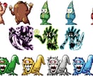 ゲームデザイナーが「ドット絵」を作成いたします あなただけの「オリジナルのキャラクター」をレトロ風に作成！ イメージ1