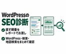 WordPressのSEO改善点を診断します MEOまで見て、直す順番を書いたレポートをお渡しします イメージ1