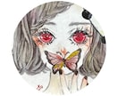 オリジナルキャラの女の子のアイコンを描きます 透明水彩で目を引く綺麗・可愛い女の子のイラストを描きます！ イメージ7