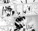 アナログ(デジタルも可)で躍動感ある漫画描きます モノクロも立派な色!あなたのアイディアを形にします! イメージ5
