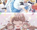 かわいいデジタルイラスト描きます サムネ、1枚絵など可愛いに全振りをしたイラストお任せ下さい。 イメージ5