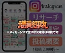 Instagramの投稿概要を作成します 投稿つくる時間もネタも知識もない…それ、プロがやります！ イメージ1