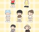 ポップなキッズ＆ベビーのイラストを描きます お子様のお気に入りのコーデやギフトなどにオススメです！ イメージ2