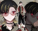 キャラデザからLive2Dまですべて制作いたします 貴方の好みのVを人間～人外まで幅広く制作いたします！ イメージ4