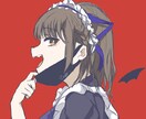スピード納品！歌ってみた動画のイラストを制作します VTuber様や歌い手様大歓迎！可愛い絵柄が得意です◎ イメージ2