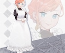 表情差分22種類！メイドの完成品立ち絵を販売します 購入後の表情差分の手直し・追加も１つ500円で承ります イメージ2