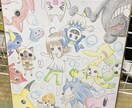 キャラ作成アニメ、ゲーム、オリジナル描きます アニメやゲームやオリジナルのキャラクターを手描きで描きます イメージ1