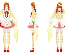衣装デザインを描きます キャラクター/アイドル/舞台/コンセプトカフェなど イメージ5