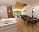 住宅のプラン検討中の方！完成イメージを３D化します 超美麗パース！CAD図面がなくても写真、PDFでも可能です！ イメージ9