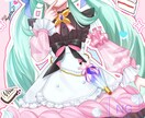 アイドル系・かわいい女の子イラスト制作します SNSや記念用にぴったりの一枚をお届けします イメージ7