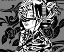 写真をもとに似顔絵、オリジナルアイコン描きます ダークで個性的な雰囲気のアイコンを制作します。 イメージ9