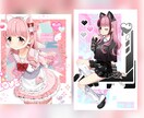 理想の美少女イラストお描きします 成人向けもOK！個人観賞用、動画用など可愛いを共に作ろ! イメージ6