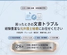 内容証明・クレーム文など 冷静な文章で作成します 28年の実務経験に基づき丁寧に作成します イメージ2