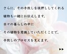 手放すものを占い【その先のあなた】を絵にします アートで視る✨手放した先の光✨植物とともに イメージ7