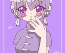 可愛い女の子のアイコン描きます SNSなどのアイコン使用に如何でしょうか？？ イメージ2