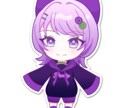 配信・SNS・グッズに使えるミニキャラを制作します Vtuberの活動に少しでも幅を広げたい方に！ イメージ7