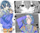 ご要望のイラスト制作します 一枚絵、立ち絵、サムネイル、詰め合わせなどをスピード納品 イメージ2