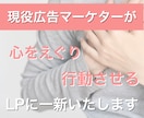心をえぐり、行動させるLPを作ります なんとなくのLPから意図して行動させるLPに一新いたします イメージ1