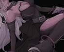 ダークな雰囲気のイラストを提供します ダークな雰囲気や情報過多な雰囲気が大好きなそんな貴方へ イメージ2