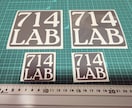 オリジナルカッティングステッカーを一枚から作ります 会社・チームなどオリジナルデザインをカッティングステッカーに イメージ1