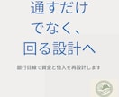 事業を維持・発展する為の資金繰り表を作ります 融資通過へ資金設計！資金と借入構造を再建前提で再設計します イメージ1