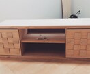 何十年と使えるオシャレなTV台を現役大工が造ります 長寿オシャレ家具を現役大工(8年目)が心を込めて造ります イメージ1