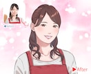 好感度アップ◆アニメ調のイラストや似顔絵描きます 商用・二次利用◎写真がなくてもOK◎清潔感・誠実さが伝わる！ イメージ7