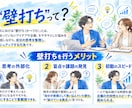 今の仕事を壁打ちして活きるあなたの強みを発見します 強み伴走型コーチングで強みを仕事に活かすアドバイスします イメージ3