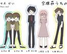 キャラクターデザインできます VtuberからTRPG用キャラシまで色々描きます イメージ2