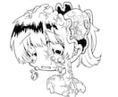 少し奇妙な世界観の絵を描きます 少し奇妙でかわいい不思議な世界観 イメージ7
