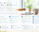 30分｜テーマ自由の壁打ち。話して考えを整理します まとまっていなくて大丈夫。思いつくまま話してください イメージ1