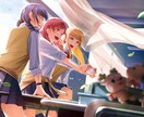 小説装画やサムネイル、広告等のイラスト制作承ります 光と空気感を演出した一枚をお届けします。 イメージ3