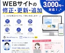 1箇所〜可能！WEBサイトの修正・更新を代行します ホームページのお困りごと、気軽にご相談ください。 イメージ7