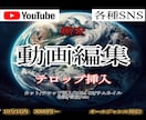 手間のかかる『テロップ作業』代行致します 動画のフルテロップ代行致します。 イメージ1