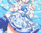 商用OK！透明感可愛いアニメ塗りイラストを描きます 背景付き一枚絵、キャラデザ、立ち絵などなんでもお任せ下さい！ イメージ2