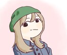 写真を元にイラストを制作します 基本料金内で透過PNGの顔パーツのみの画像もお付けします イメージ1