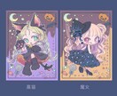 ハロウィン量産イラストをお描きします リーズナブルな価格でSDイラストをご用意いたします♩ イメージ2