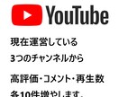 YouTubeチャンネル高評価・コメント増やします YouTubeチャンネルの高評価・コメント・再生数UP イメージ1
