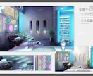 家具無制限◎Vtuber向けお部屋･背景制作します ヒアリングを大切にプロ仕様の高品質オリジナル背景を制作します イメージ2