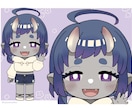 ミニLive2D用パーツ分けイラスト製作いたします ちびキャラのLive2Dを作りたい方に！ イメージ4