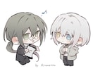 先着5名限定価格！ミニキャライラスト描きます 個人用、グッズなど商用利用可。短納期も可能です。 イメージ3