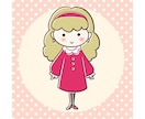 可愛い人物イラストお描きします 元会社員デザイナーが対応致します！ イメージ5
